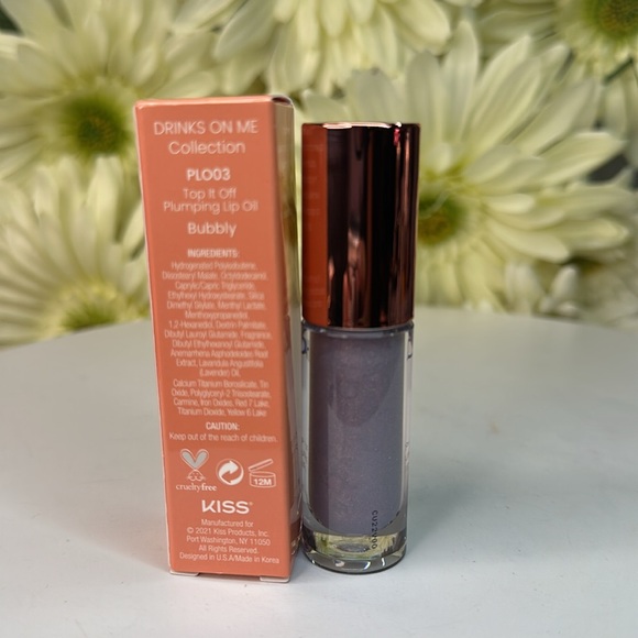 JOAH by KISS“drinks on me collection” Top it off Plumping Lip oil color:bubbly - Picture 4 of 4